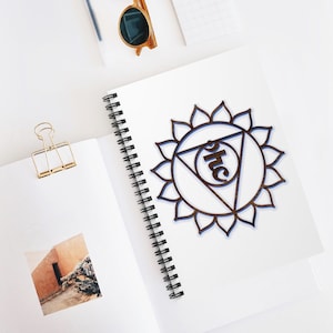 Throat Chakra &quot;HAM&quot; Spiral Notebook