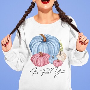 It&#39;s Fall Y&#39;all Sweatshirt | Pumpkin Sweatshirt |Thanksgiving Shirt | Gift For Fall | Gift for Thanksgiving | Halloween Sweater