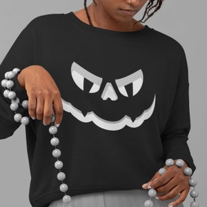 Jack-O-Lantern Sweatshirt | Halloween Shirt | Pumpkin Sweatshirt | Halloween Teacher | Trick Or Treat | Tis The Season | Spooky Season