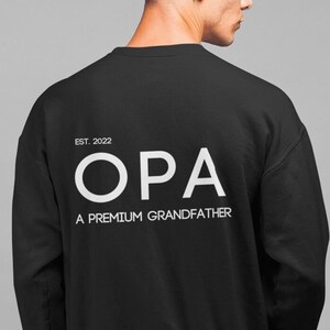Custom OPA Sweatshirt | Grandparent Sweatshirt | Gift For Grandparents | Pregnancy Announcement | Birth Announcement | Oma Sweatshirt