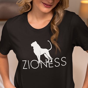 Zioness Shirt | Am Yisrael Chai TShirt | Lion Zion Shirt | Jewish Woman |  Israel Art | Jewish Gift | Israeli Pride | Proud Jew Israeli IDF