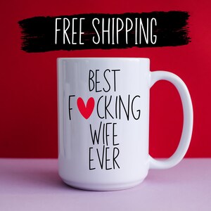 Funny Mom Mug - Best F*cking Mom Ever Coffee Cup - Mother’s Day Gift for Mom - Gifts for Cool Moms - Mom Birthday Gift - Badass Mom Mug