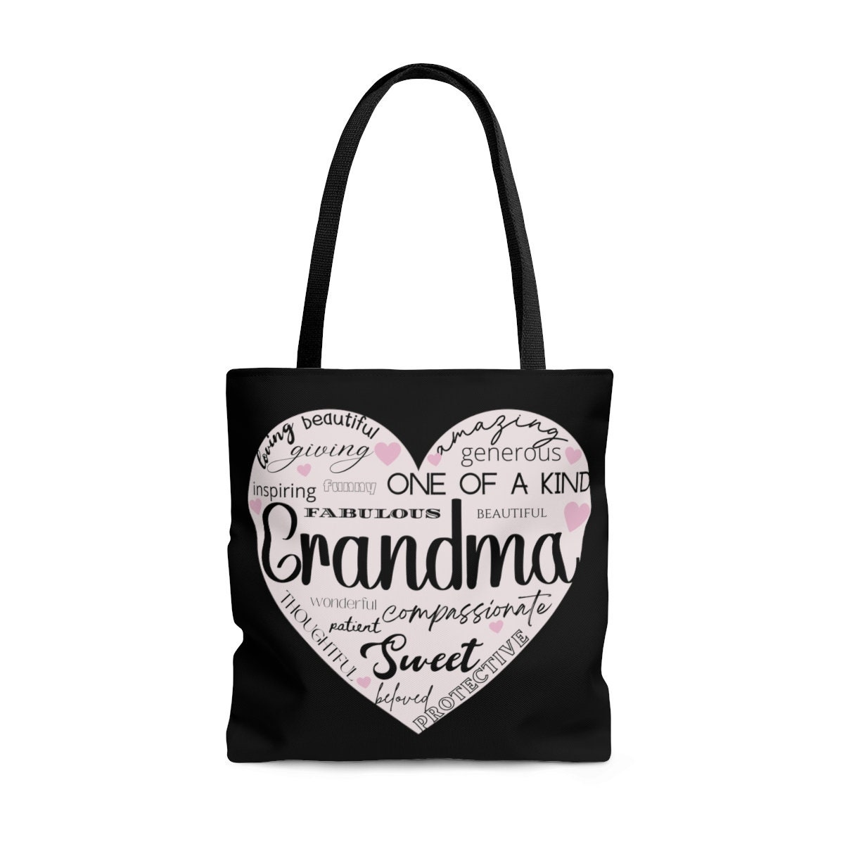 Tote Bag Nonna Fleurie – 100% Cotone Riciclabile 140g/m² – Regalo Personalizzato Per La Festa Della Nonna
