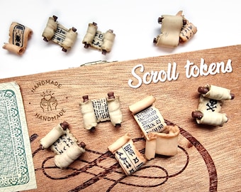 Ancient Scroll Tokens / Parchment / Old documents