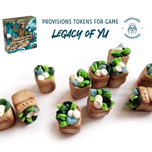 Provisions tokens for board game &quot;Legacy of Yu&quot;