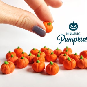 Miniature pumpkins. Resource / food tokens for Board games. Miniatures for craft projects.