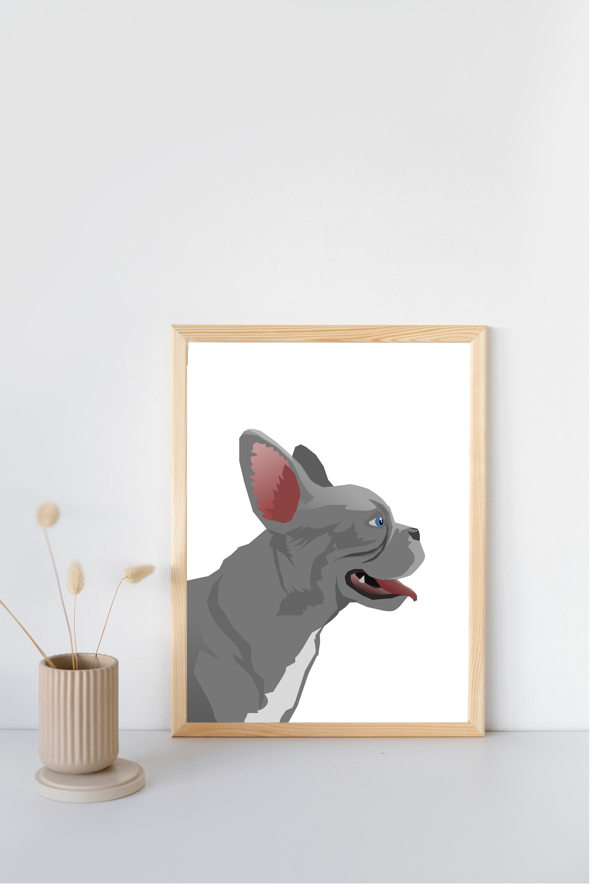 Frenchie Dog Print French Bull Dog Print Gift for Dog Lover Frenchie ...
