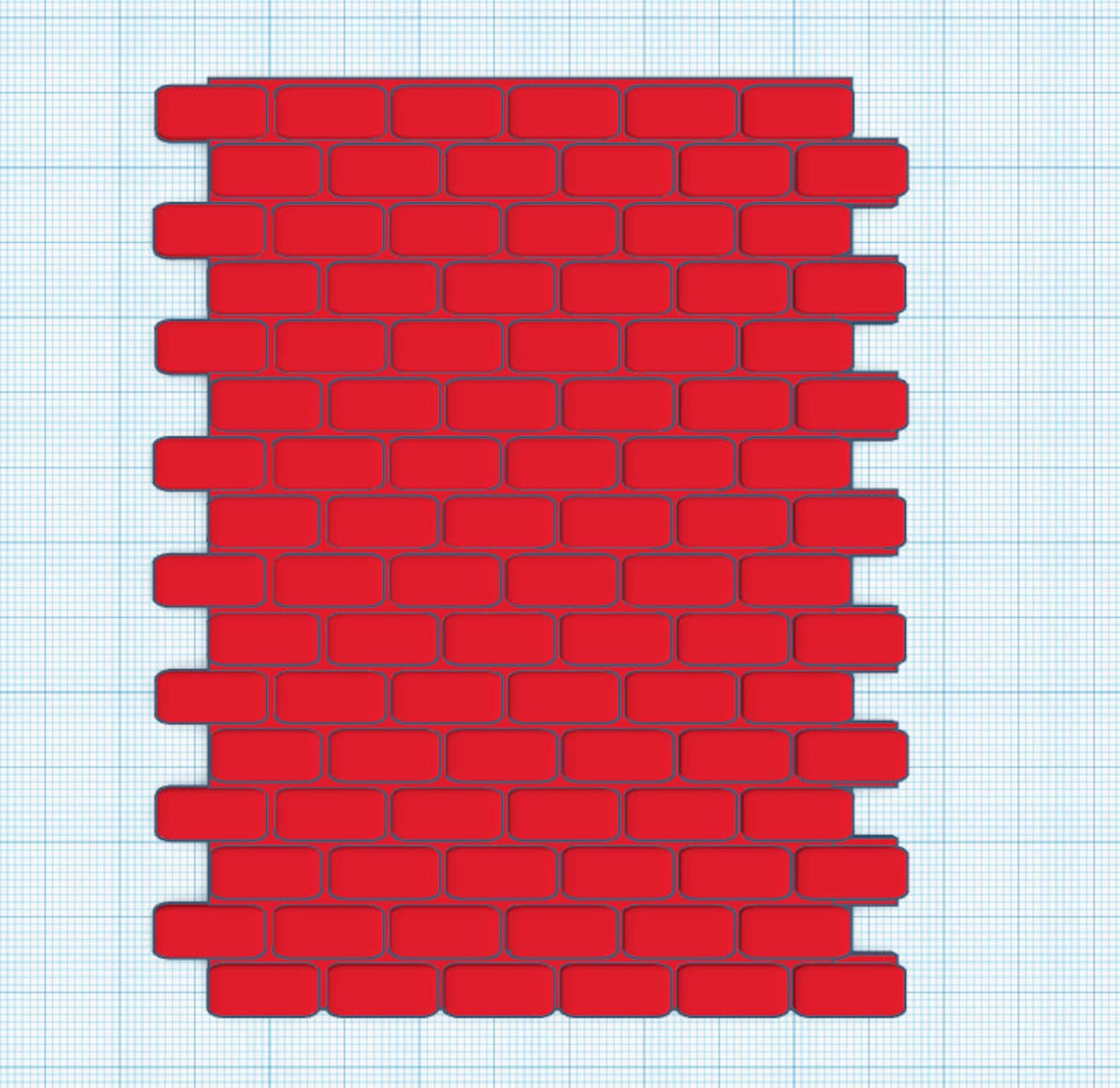 112 Scale Brick Wall Panel Sections STL Files for 3D Etsy