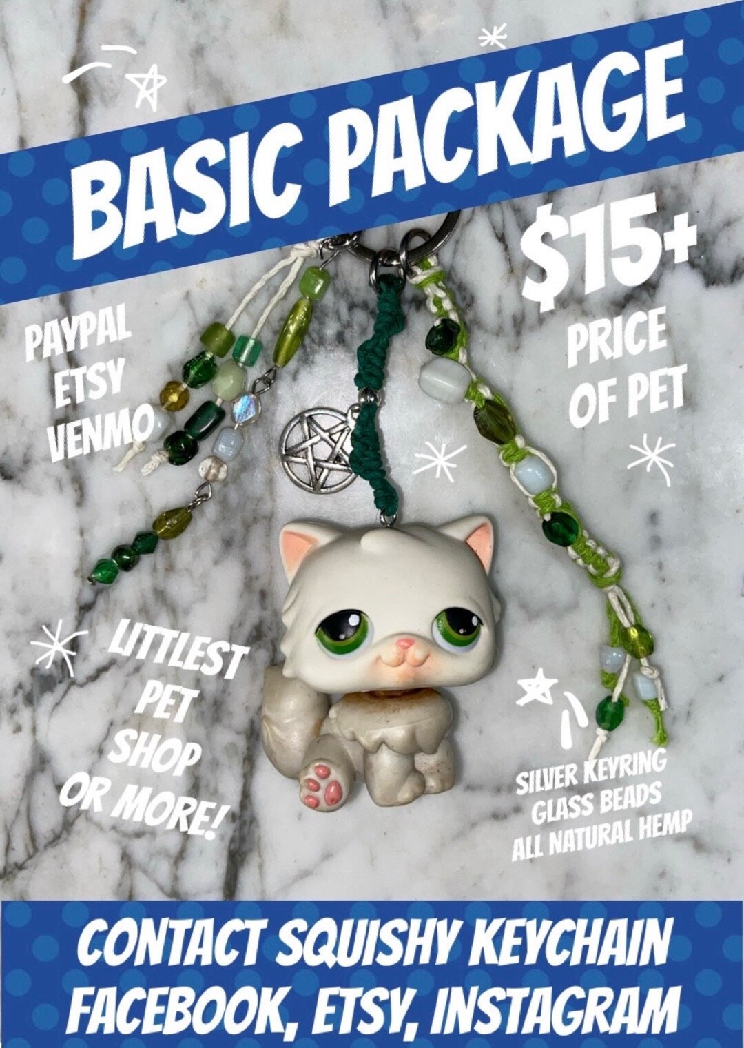 Basic Package Custom Littlest Pet Shop Keychain Etsy