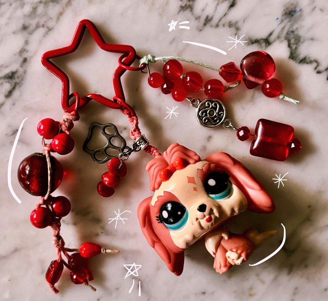 Deluxe Gen 7 City Vibes Dog Custom Littlest Pet Shop Keychain Etsy