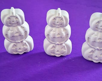 Small Ready to Paint Pumpkin Stack