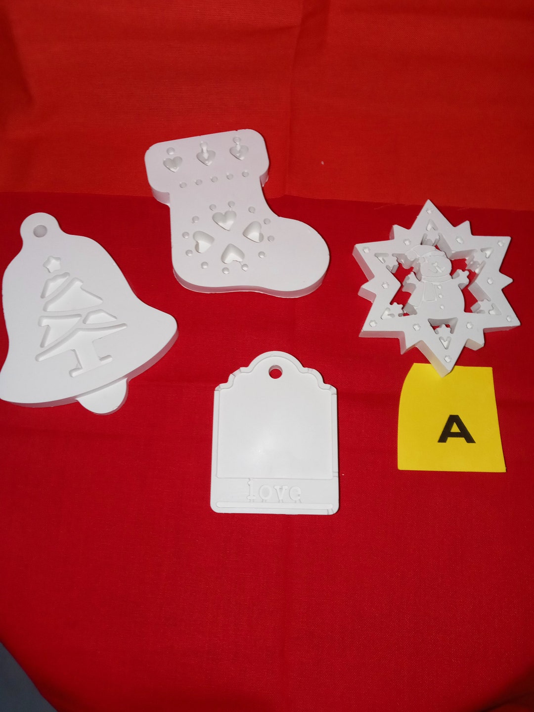 Ready to Paint Handmade Ornaments Etsy