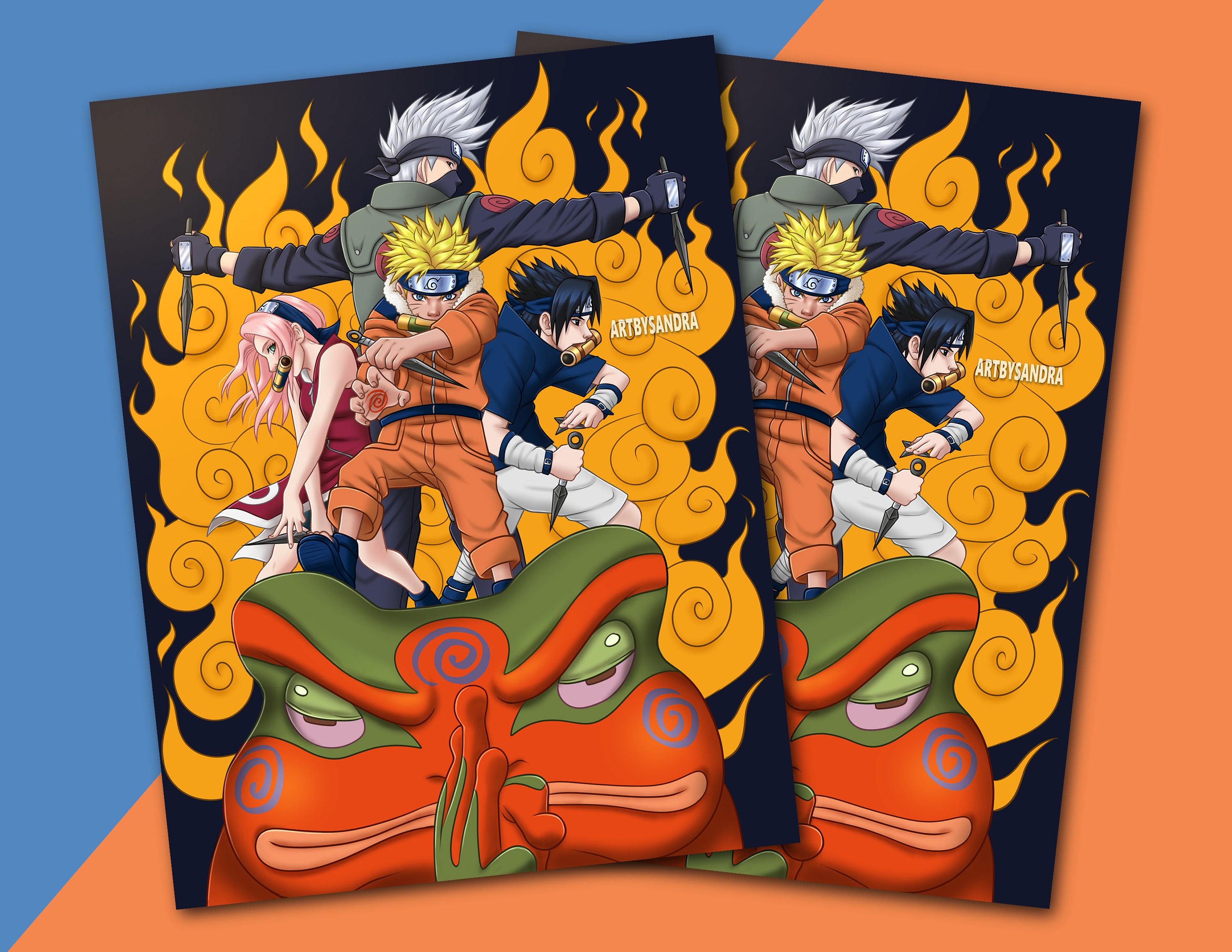 Naruto Poster - Team 7 - NerdKungFu