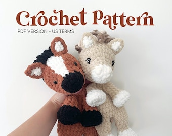 Derby the Horse | Digital PDF Crochet Pattern | Amigurumi Crochet Snuggler