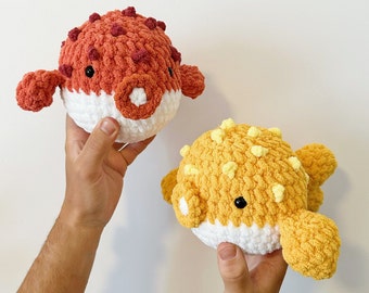 Crochet Hootie the Blowfish Handmade Amigurumi Plushie