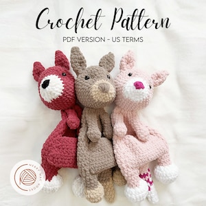 Kiko The Kangaroo | Digital PDF Crochet Pattern | Amigurumi Crochet Snuggler