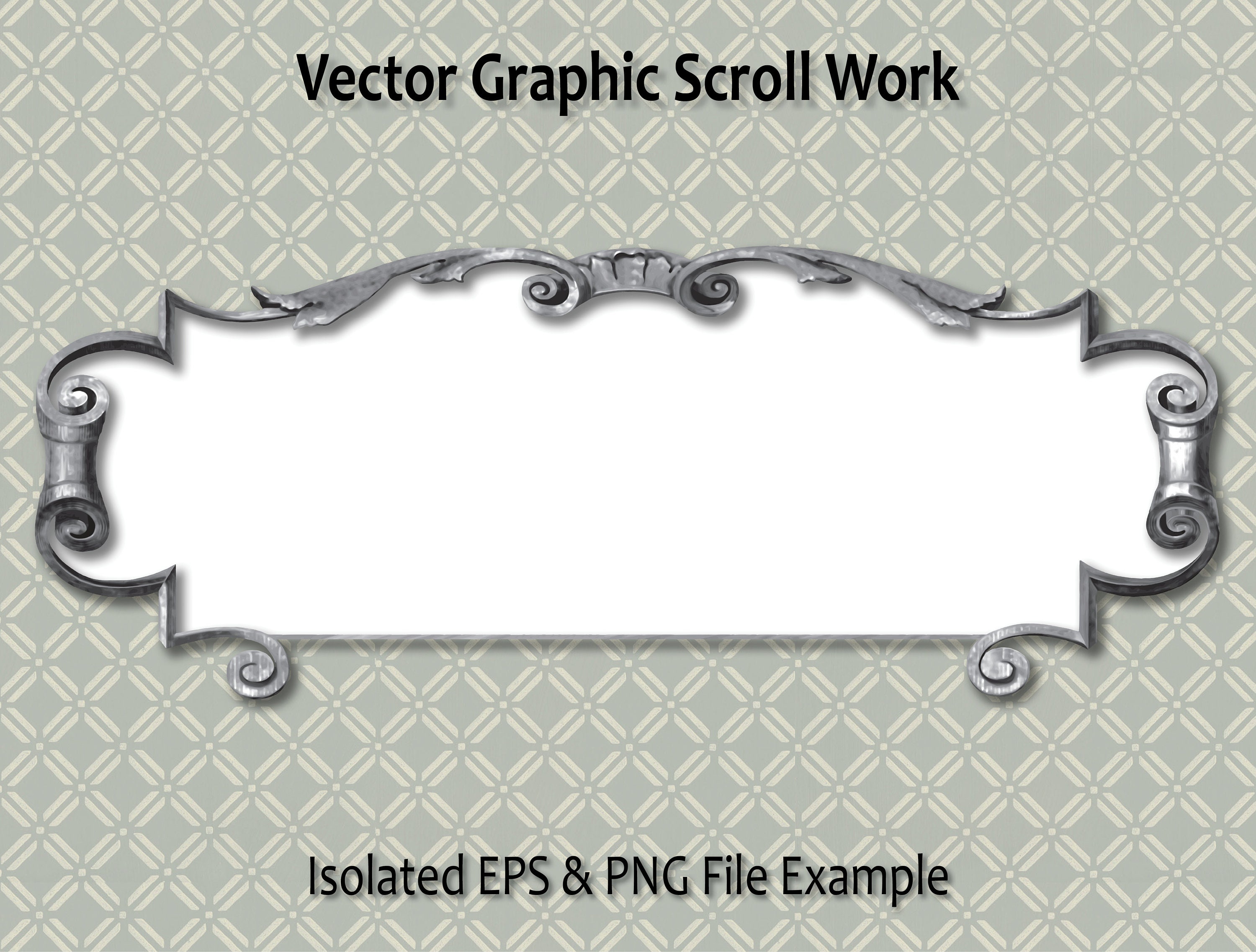 Border, Fancy Scrollwork, Vector Graphic, Frame, Scrollwork Clipart, Picture Frame, Decorative