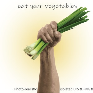 Mangez vos légumes Clipart, Coopérative alimentaire, Salades, Oignons verts, Légumes biologiques, Marché fermier, Veggie Graphic, Clip Art alimentaire, Oignons verts
