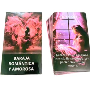 Baraja Romántica y Amorosa – 50 Cartas Oráculo del Amor