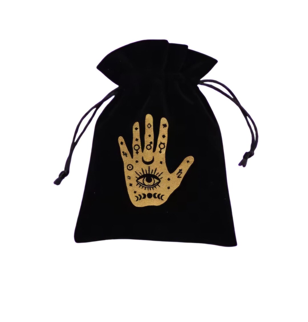Third Eye Mystic Pouch for Tarot and Oracle Decks, Runes, Dice and ...