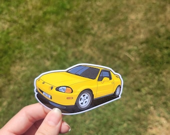 Honda Civic Del Sol Car Sticker - High Quality Vinyl Sticker Modified Classic