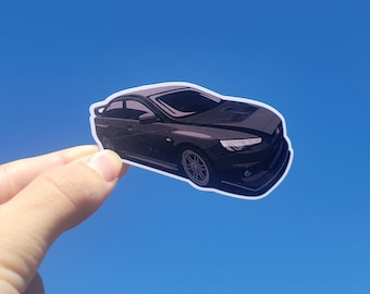 Mitsubishi Evo X Car Sticker - High Quality Waterproof Sticker Modified Classic