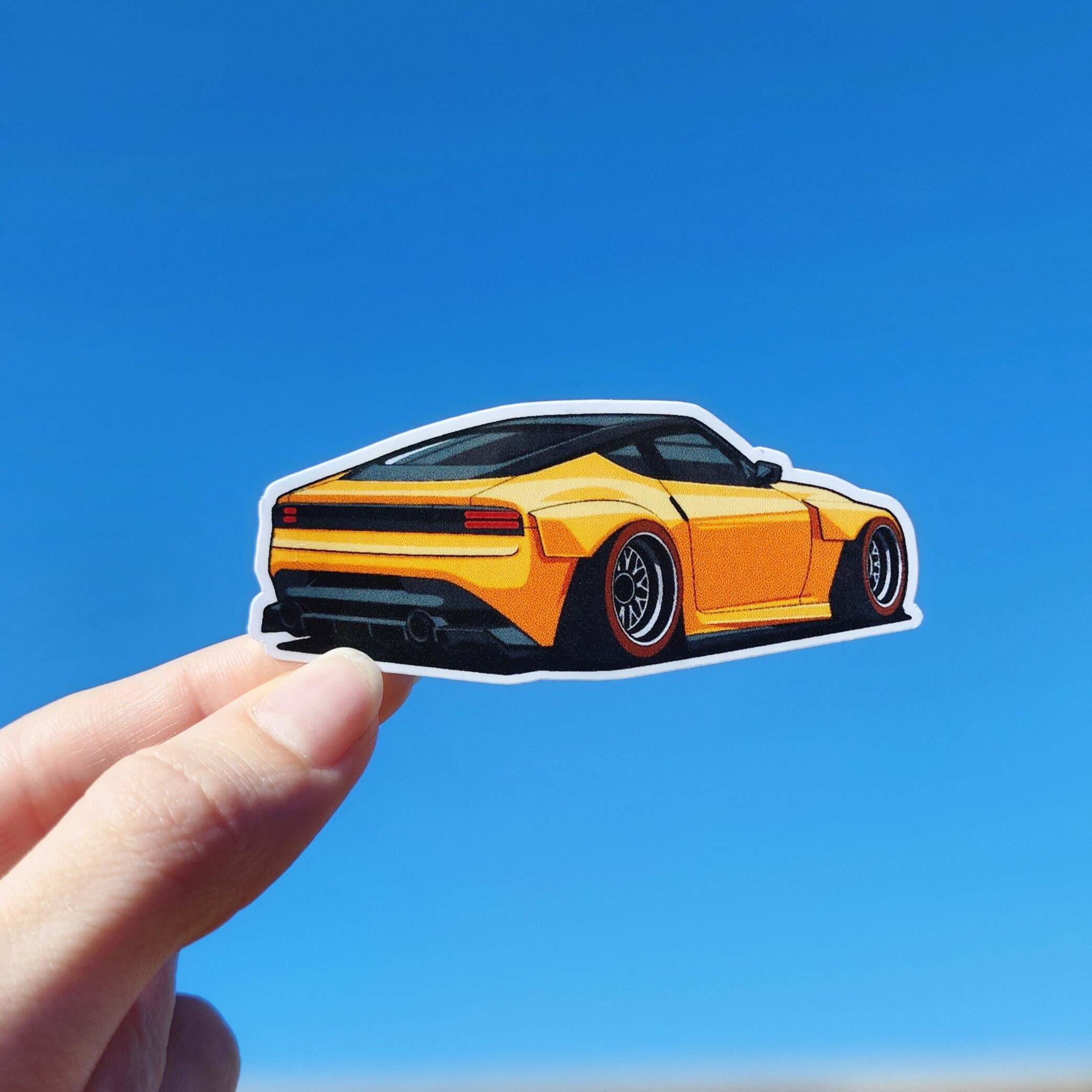 Nissan Z 400z Race Car Sticker - High Quality Water Resistant Sticker Modified Classic