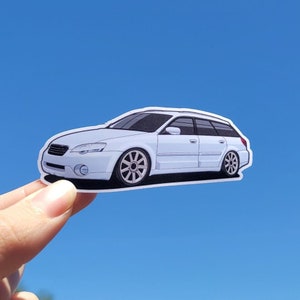 Subaru Legacy Outback Race Car Sticker - High Quality Waterproof Vinyl Sticker Modified Classic