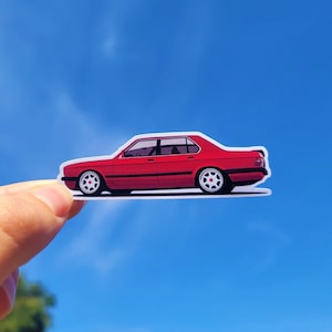 BMW M5 E28 raceautosticker - hoogwaardige waterbestendige sticker gemodificeerde klassieker