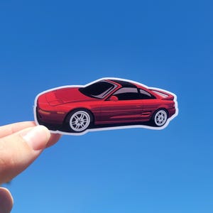 Toyota MR2 Race Car Sticker - High Quality Waterproof Vinyl Sticker Modified Classic
