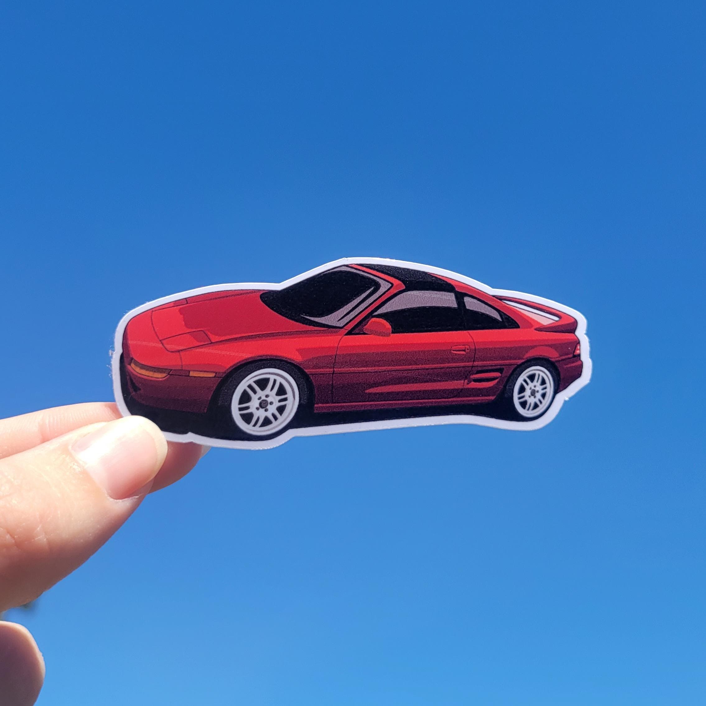Toyota MR2 Race Car Sticker - High Quality Waterproof Vinyl Sticker ...
