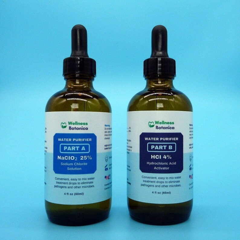 Chlorine Dioxide Kit MMS 2 Part Water Purification Etsy