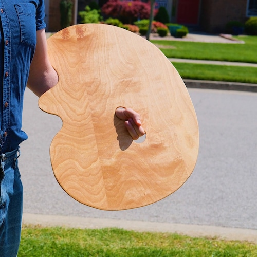 Handmade Painters Palette Extralarge Etsy