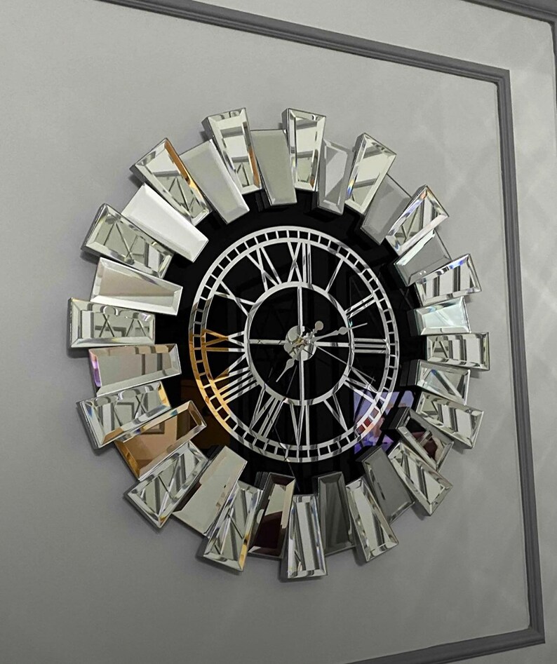 Large Modern Clock Clock the Wall Clock Large Wall Clock Etsy