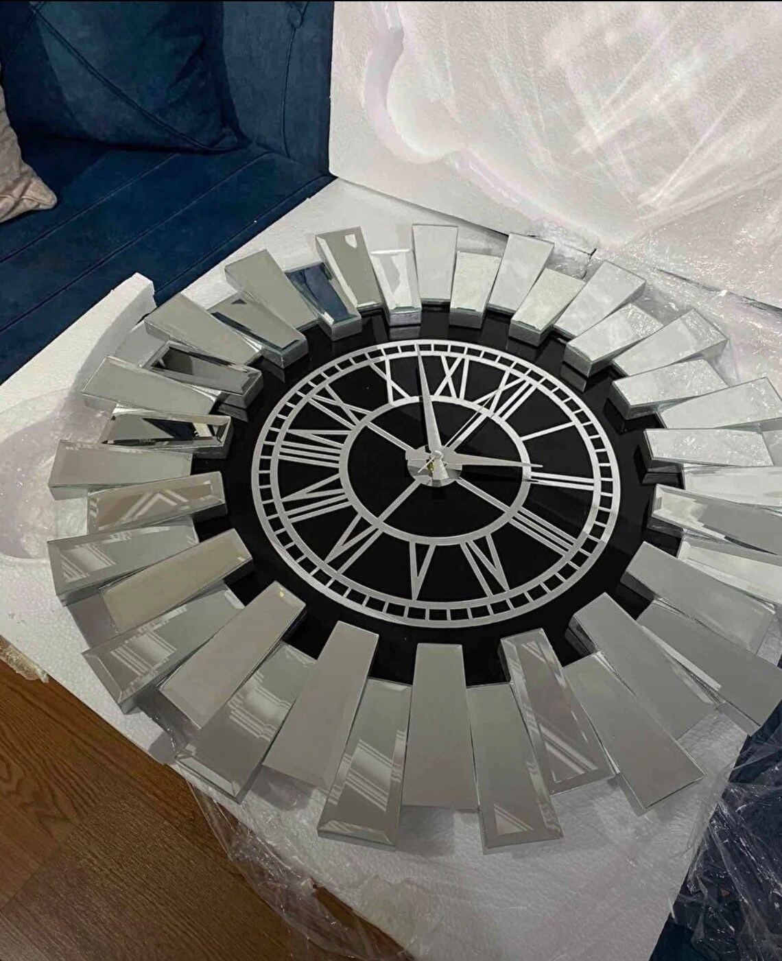 Large Modern Clock Clock the Wall Clock Large Wall Clock Etsy