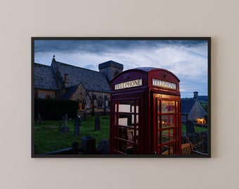 Cotswolds Photo Print - Snowshill VIllage in Twilight