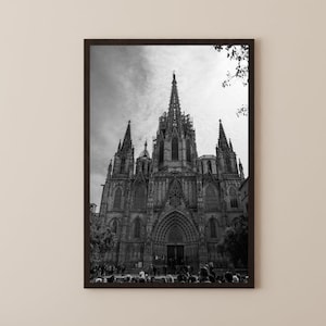 Barcelona Photo Print Cathedral of the Holy Cross and Saint Eulalia image 1