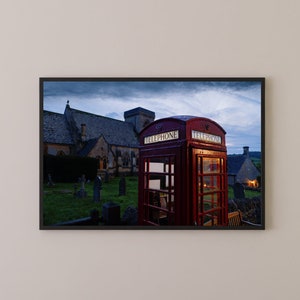 Cotswolds Photo Print Snowshill VIllage in Twilight image 1