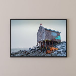 Maine Photo Print Willard Beach Fishing Shack image 1