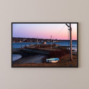 Maine Photo Print Great Diamond Island at Blue Hour image 1