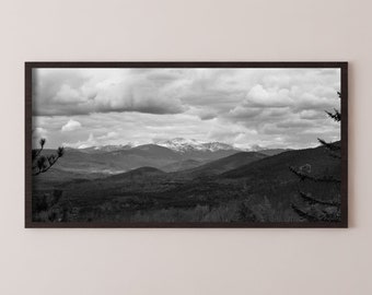 White Mountains Photo Print - Mount Washington B&W Giclee