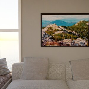 White Mountains Photo Print Looking Down Mount Chocorua image 3