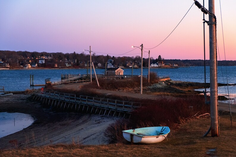 Maine Photo Print Great Diamond Island at Blue Hour image 2