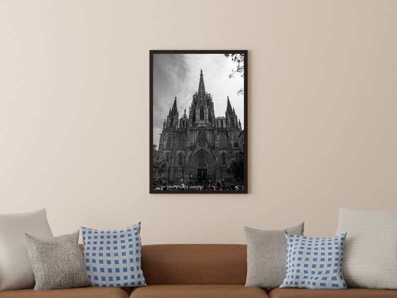 Barcelona Photo Print Cathedral of the Holy Cross and Saint Eulalia image 1