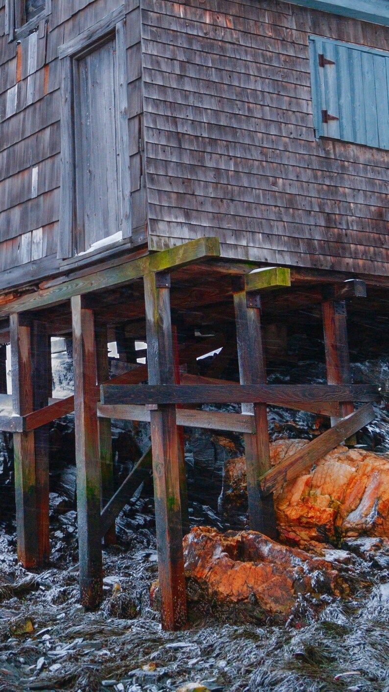 Maine Photo Print Willard Beach Fishing Shack image 8