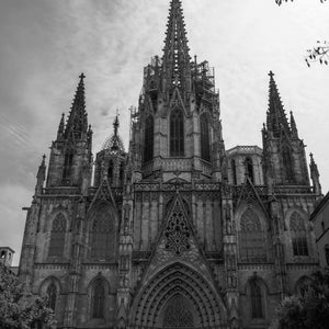 Impression photo Barcelone Cathédrale Sainte-Croix-et-Sainte-Eulalie image 2