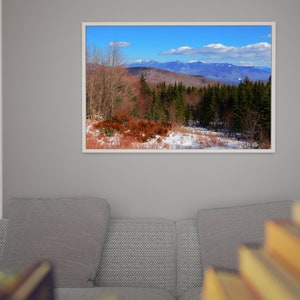 White Mountains Photo Print Crisp Winter Scene image 3