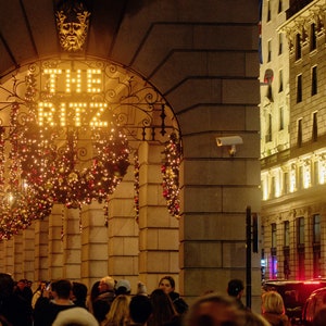 London Photo Print Christmas Lights at Ritz Hotel image 2