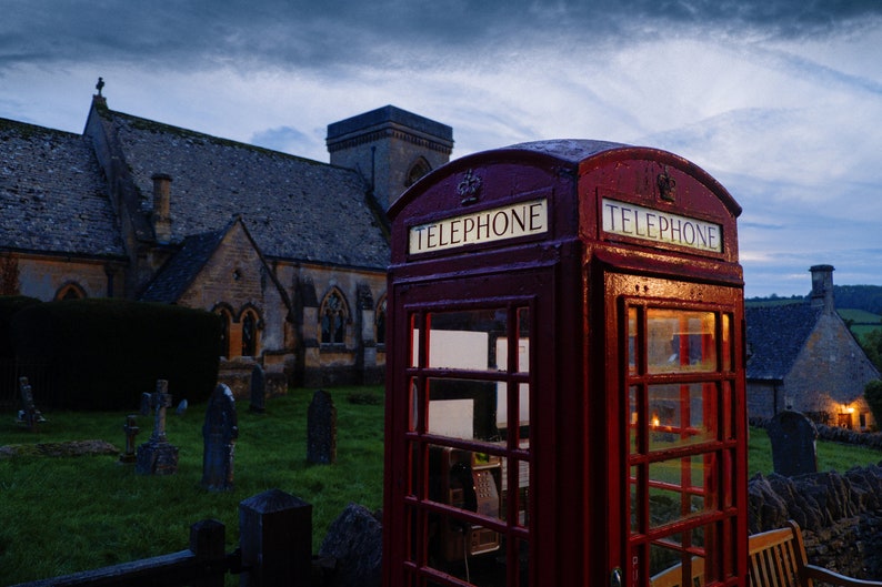 Cotswolds Photo Print Snowshill VIllage in Twilight image 2