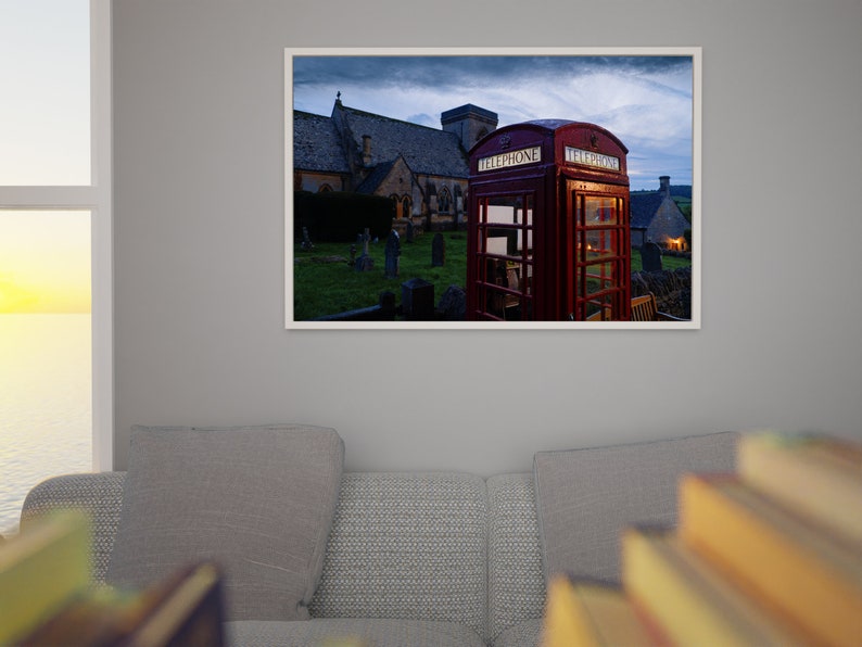 Cotswolds Photo Print Snowshill VIllage in Twilight image 3